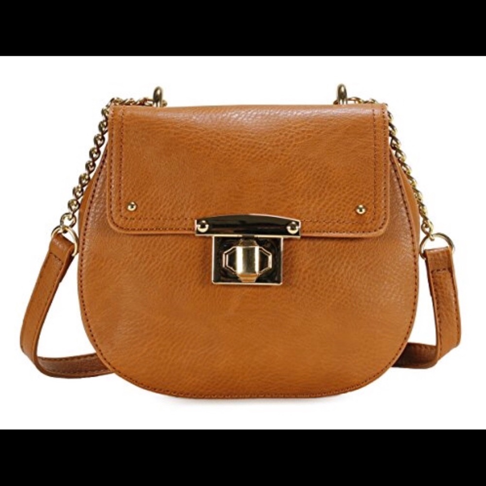 Classic saddle crossbody bag